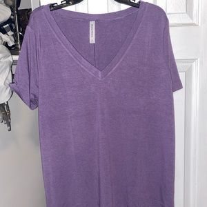 Purple lavender v-neck shirt, BRAND NEW